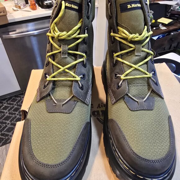 Genuine Dr. Martens Tarik Zip Boots ( Men Size: US 10 UK 9 ) Olive / Green NEW - Picture 4 of 15